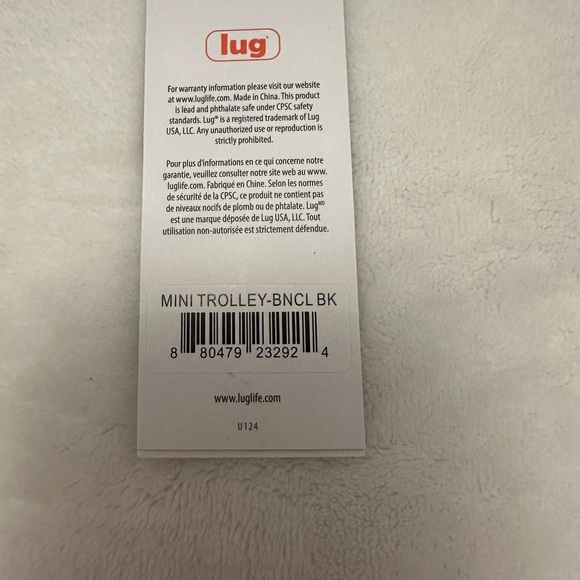 Lug Cosmetic Bag - Trolley Mini Botanical Black - Picture 14 of 14